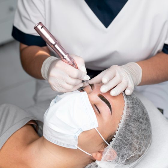 Professional microneedling treatment at Angel Skin Lab in Cheadle